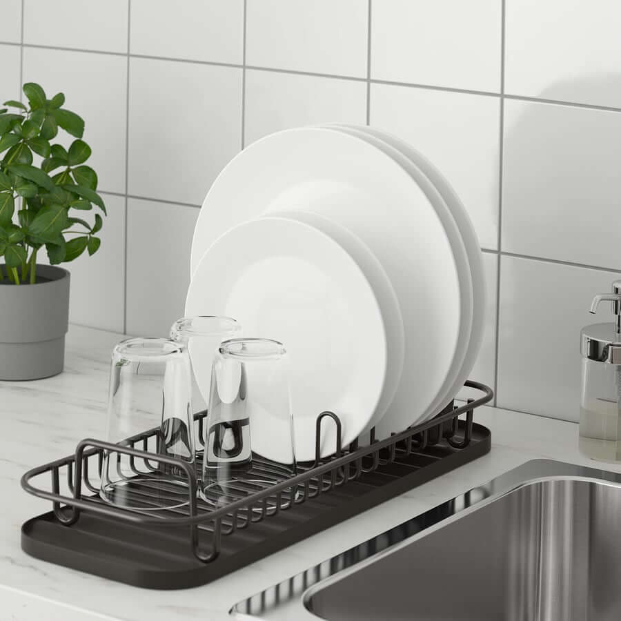 lillhavet-multifunctional-dish-rack-anthracite__1057177_pe848766_s5 آبچکان ایکیا مدل LILLHAVET - Image 1