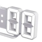 ساعت دیجیتال رومیزی آلارم‌دار ایکیا NOLLATTA، رنگ سفید - Image 4