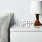 ساعت دیجیتال رومیزی آلارم‌دار ایکیا NOLLATTA، رنگ سفید - Image 3