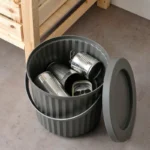 سطل زباله ایکیا مدل DAMMÄNG رنگ: طوسی فیلی - Image 3