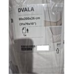 ملحفه ۱۰۰٪ پنبه ایکیا مدل DVALA کد 806.211.47 یک نفره سایز 200x89 سانتی‌متر